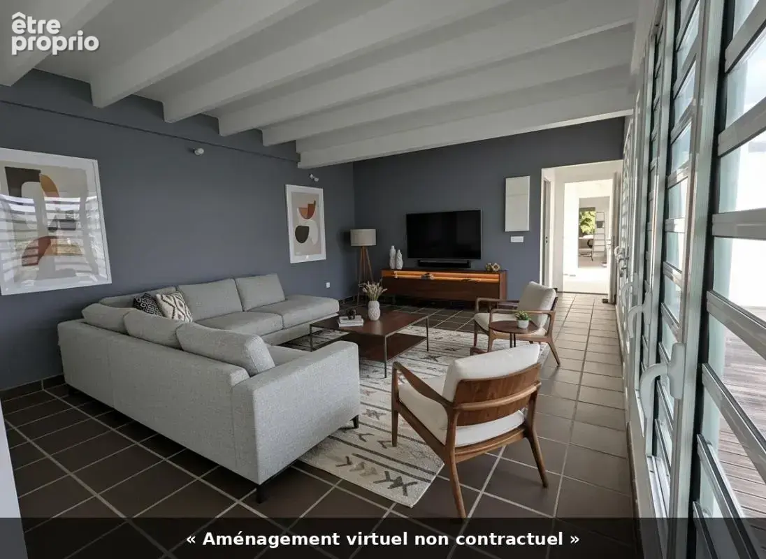 Duplex F4  160 m2 -Jardin piscinable - Résidence sécurisée - 800m plage Trois ilets - photo 9