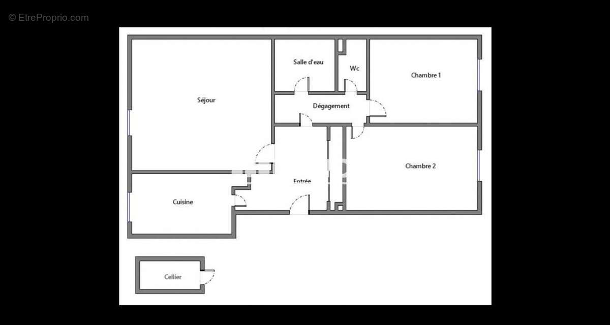 Appartement à CHILLY-MAZARIN