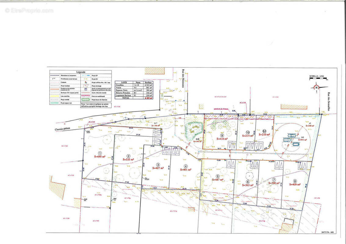 Terrain à LANDEVIEILLE