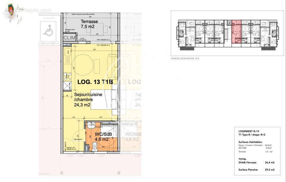 Appartement à REMIRE-MONTJOLY