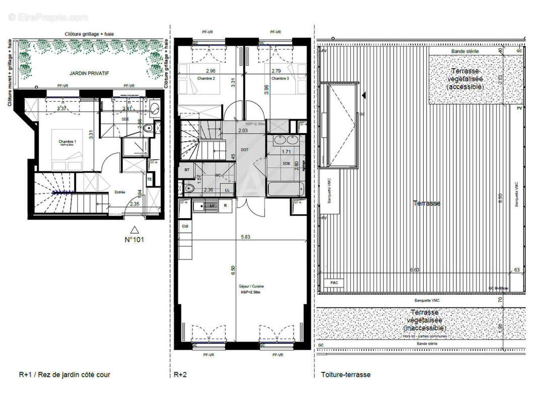 Appartement 4 pièces de 92.73 m² - Saint-Germain-en-Laye - photo 2