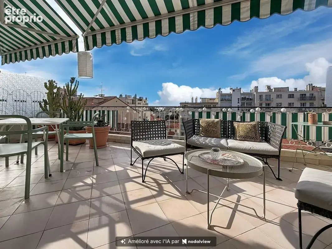 NICE Promenade Carras F1 30m² maxi terrasse 18m² cave - photo 1