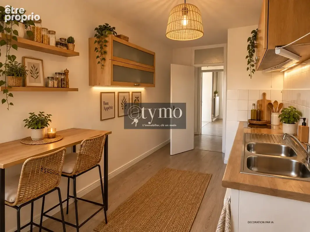 Appartement 4 pieces - 63 m2 - 2 chambres et dernier etage - 2 balcons - - photo 3