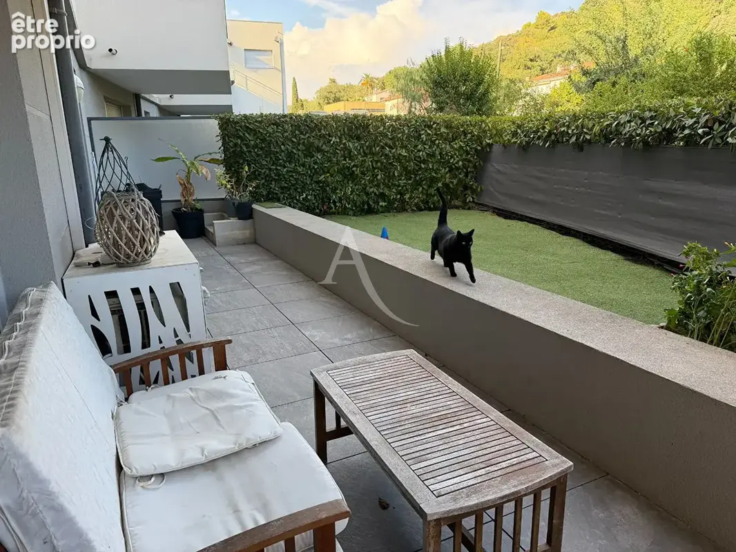 Cagnes Sur Mer 3 Pièces 57 m2  Terrasse 19 m² Jardin Double Box - photo 2