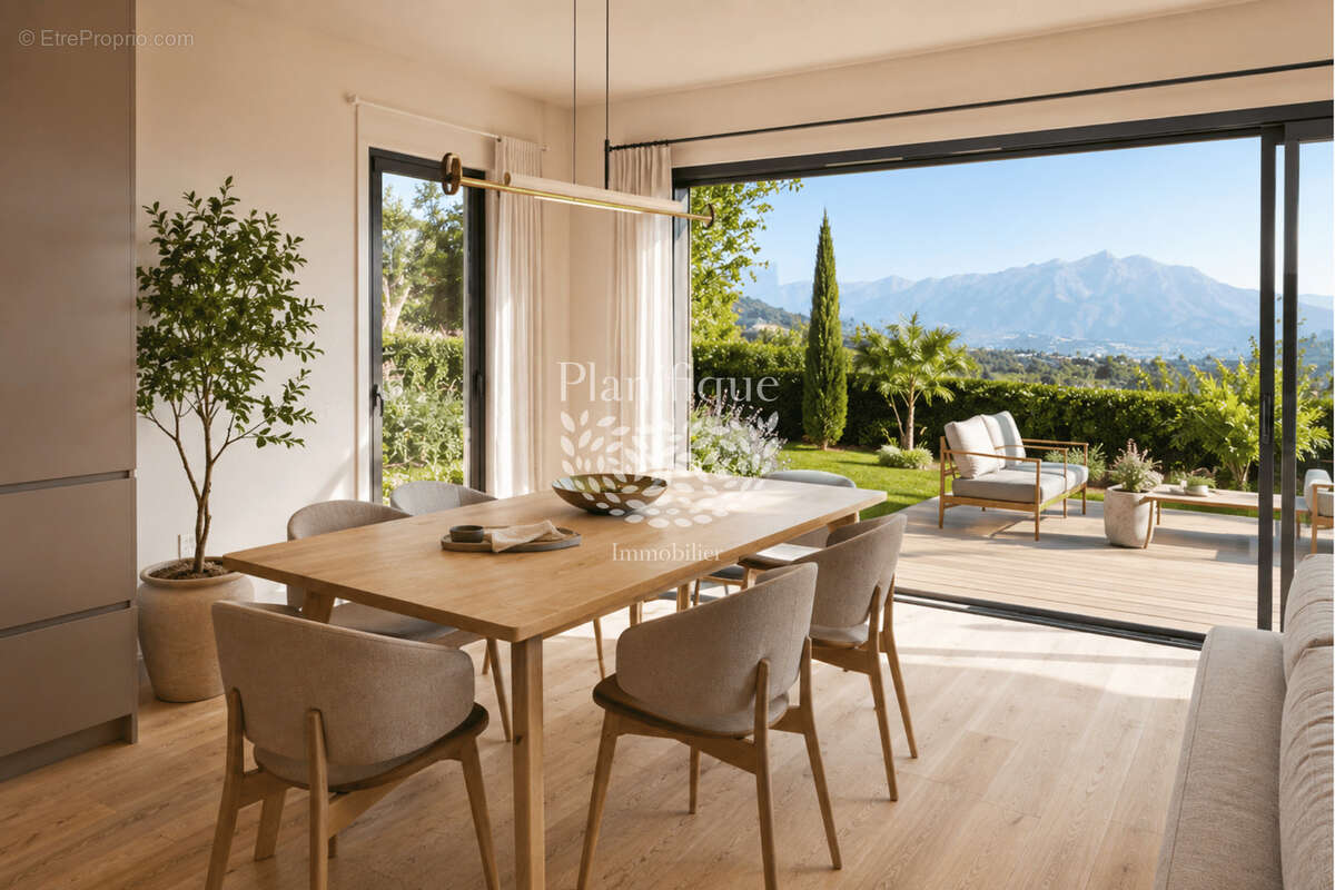 Écrin de nature à Sciez   Villa contemporaine avec jardin et vues sur les Alpes - photo 4