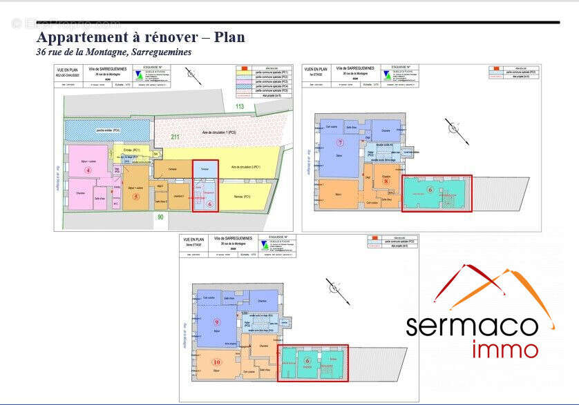 plan - Appartement à SARREGUEMINES