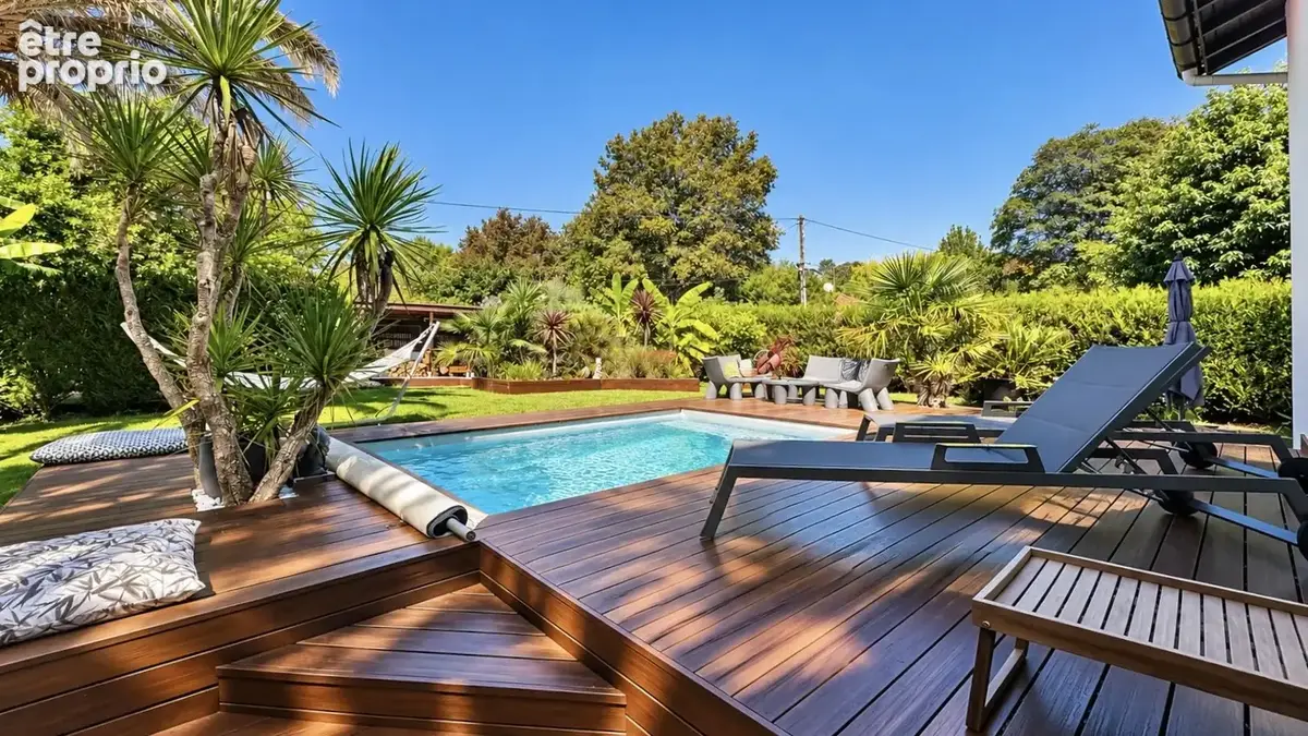 Anglet brindos  maison 4 pièces de 92 m2 avec piscine - photo 4