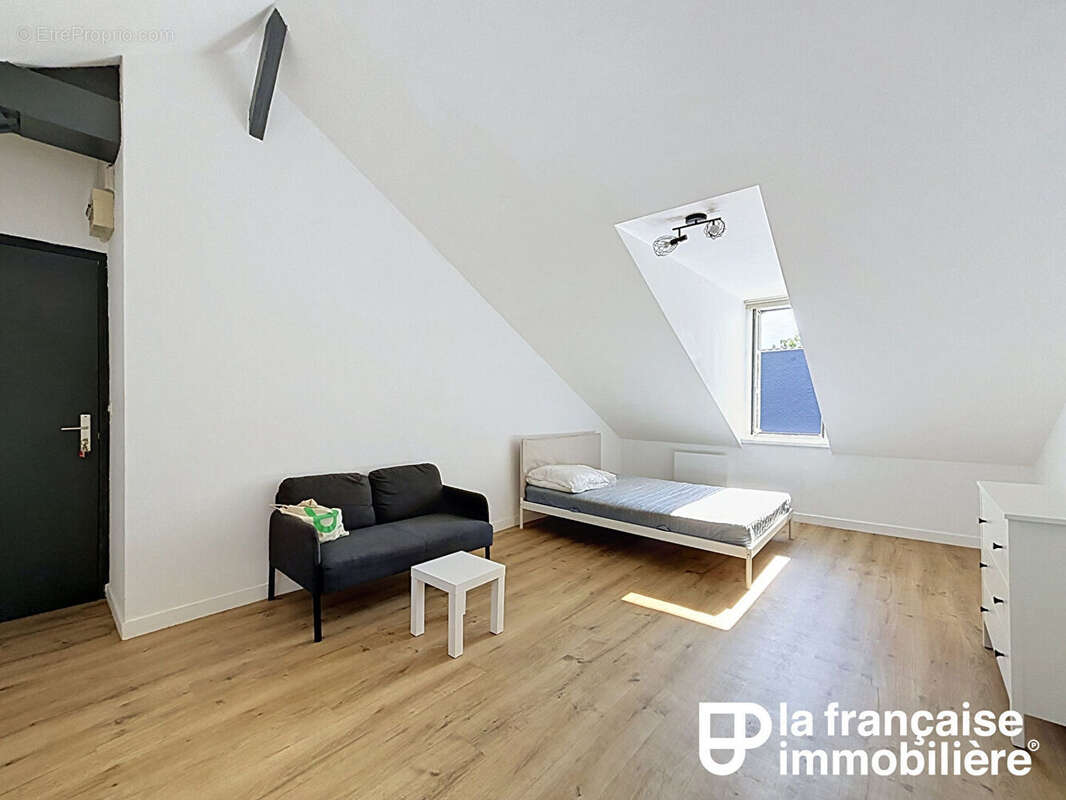 Appartement Rennes - Saint Hélier - Studio - 19.54 m² en carrez - 31.15m² au sol - dernier étage - cave - photo 4