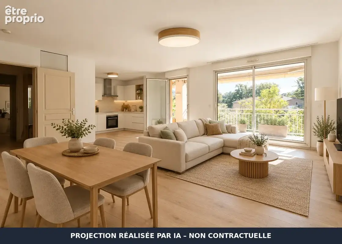 PALETTE  T3 de 79,75 m2 avec terrasse, garage et parking - photo 3