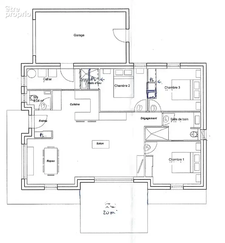 Versant Hautacam, maison neuve de type 4, garage, terrasse et terrain 630m2. - photo 4