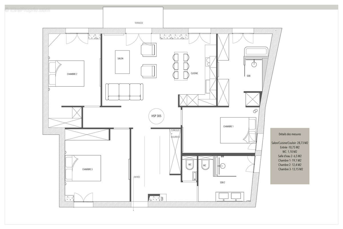 Appartement à BEAUSOLEIL