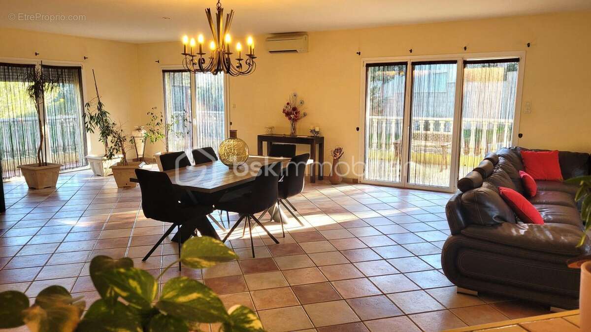 Narbonne - secteur roche grise - villa de 183 m² - 4 faces - piscine - appartement de 70 m² - parcelle 2200 m² - photo 2