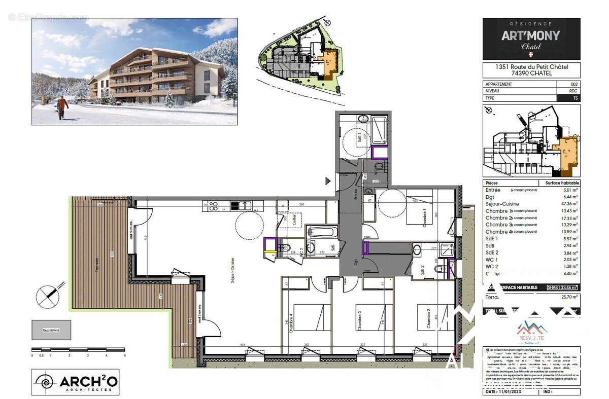 vente-programme-neuf-appartement-standing-chatel-alpesvente - Appartement à CHATEL