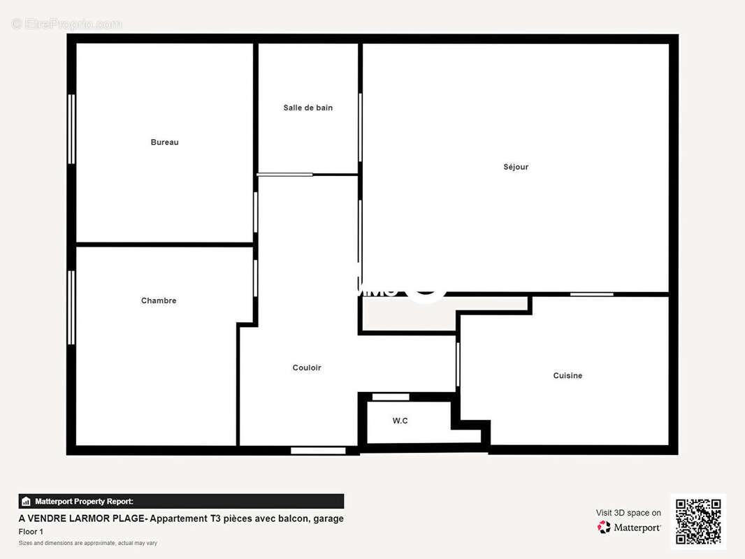 A VENDRE LARMOR PLAGE- Appartement T3 pièces avec balcon, garage - photo 16