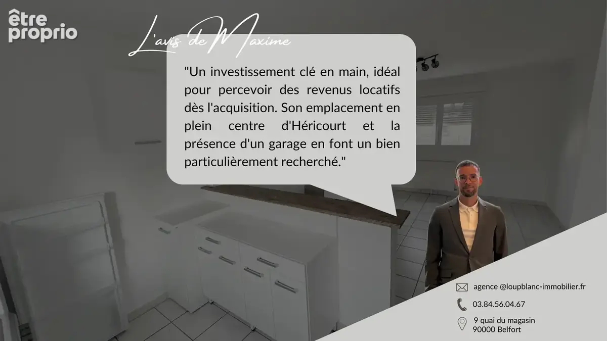 Appartement loué avec garage en plein centre d'Héricourt   Investissement locatif idéal - photo 5