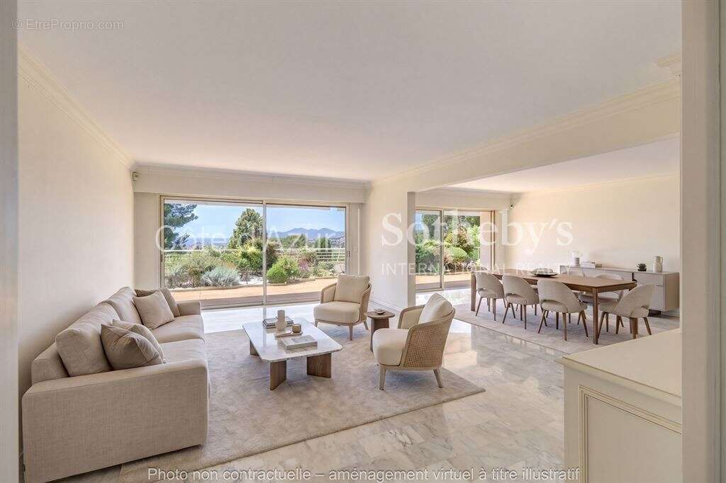 Le Cannet appartement vue mer avec grandes terrasses dans résidence de prestige - photo 8