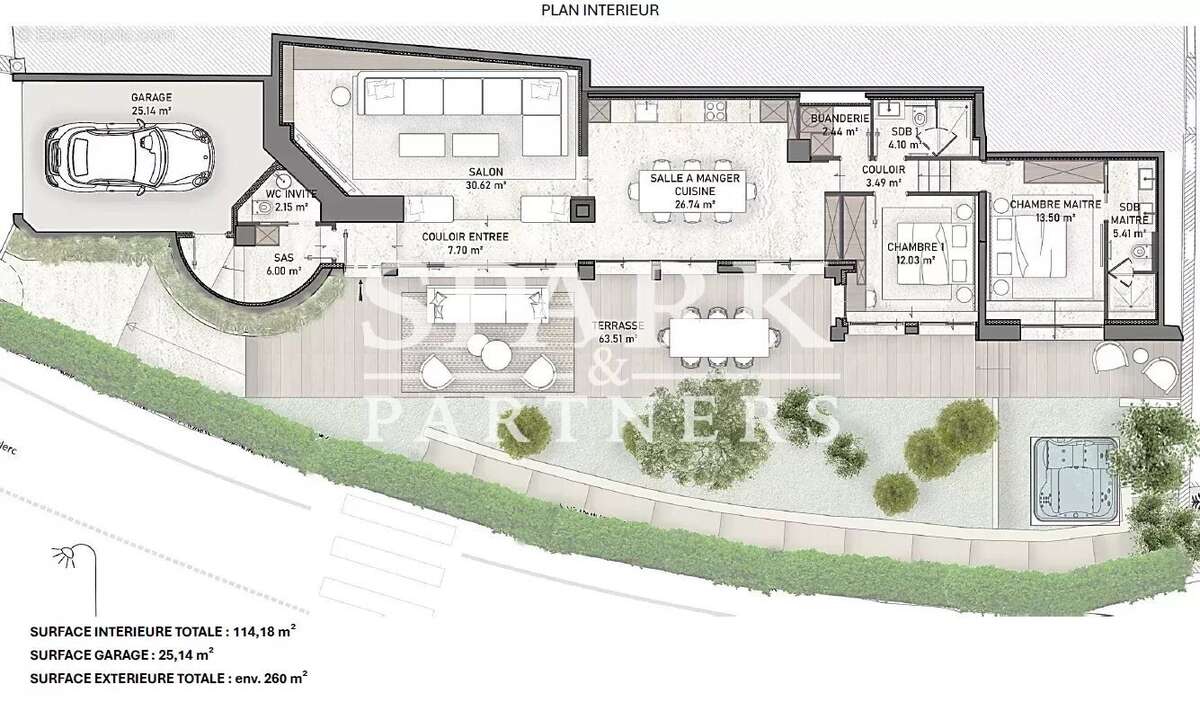 Appartement à VILLEFRANCHE-SUR-MER