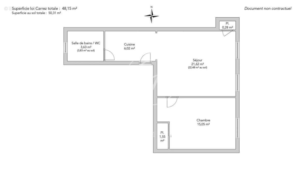 Appartement à PARIS-17E