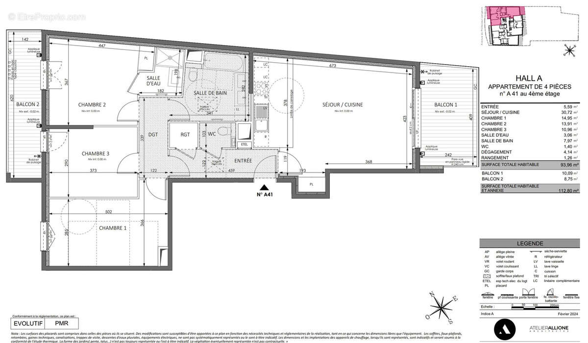 Appartement à BEAUSOLEIL