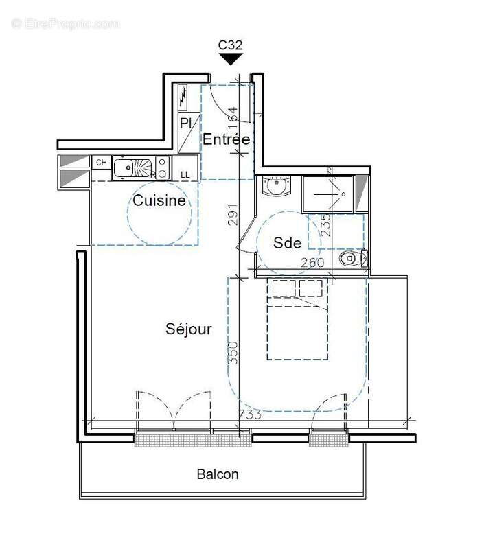 Appartement à HONFLEUR