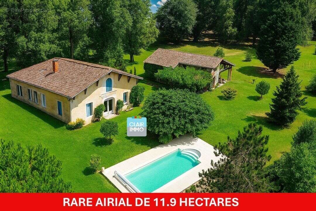 maison #landes #gabarret #dépendances #piscine #cheveaux  - Maison à GABARRET