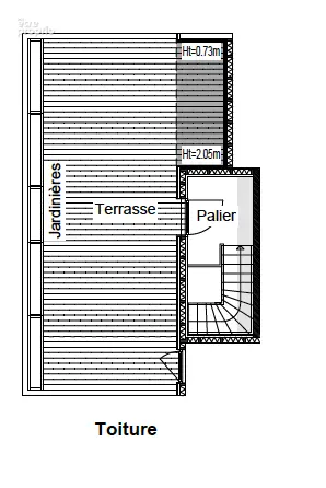 Duplex en dernier etage avec un rooftop - photo 18