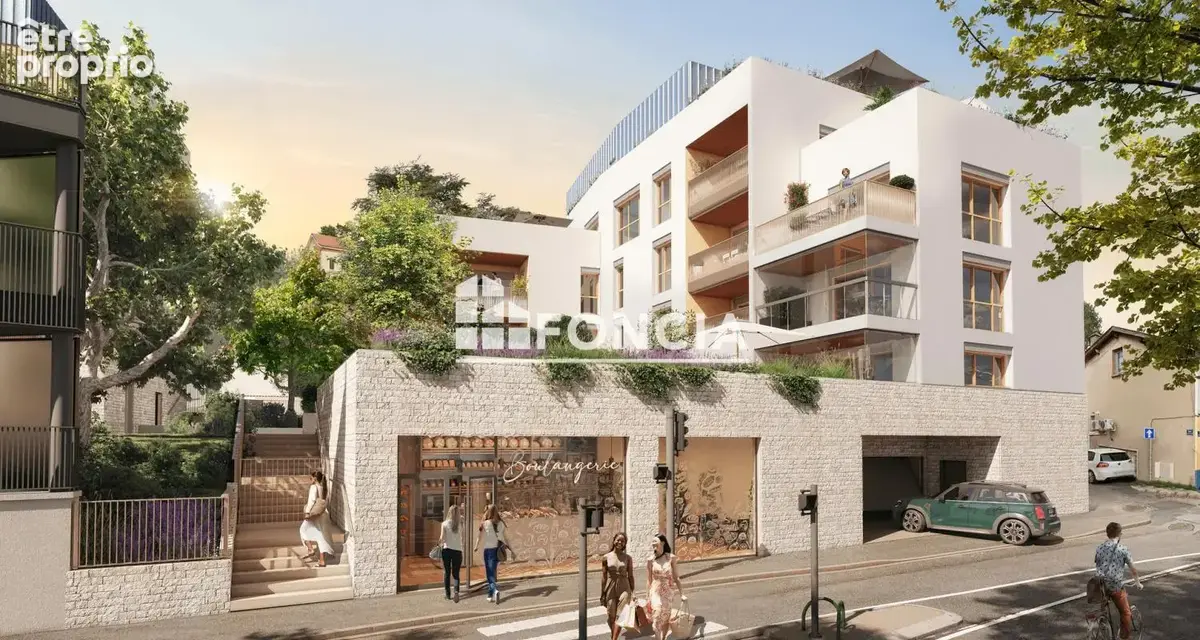 Studio avec loggia – Quartier Crêpieux - photo 1