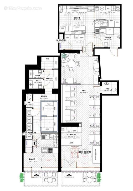 Photo 2 - Commerce à LEVALLOIS-PERRET