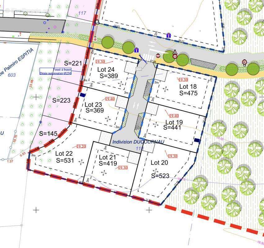 Terrain à BENESSE-MAREMNE
