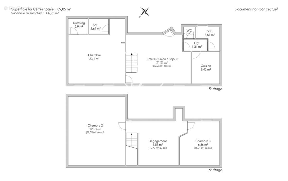 Appartement à PARIS-17E