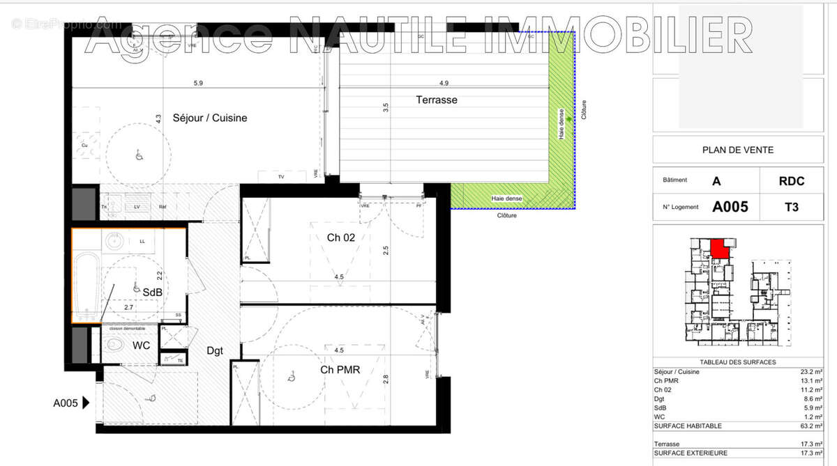 Appartement à LA GRANDE-MOTTE