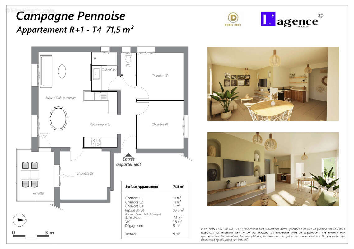 Appartement à LES PENNES-MIRABEAU