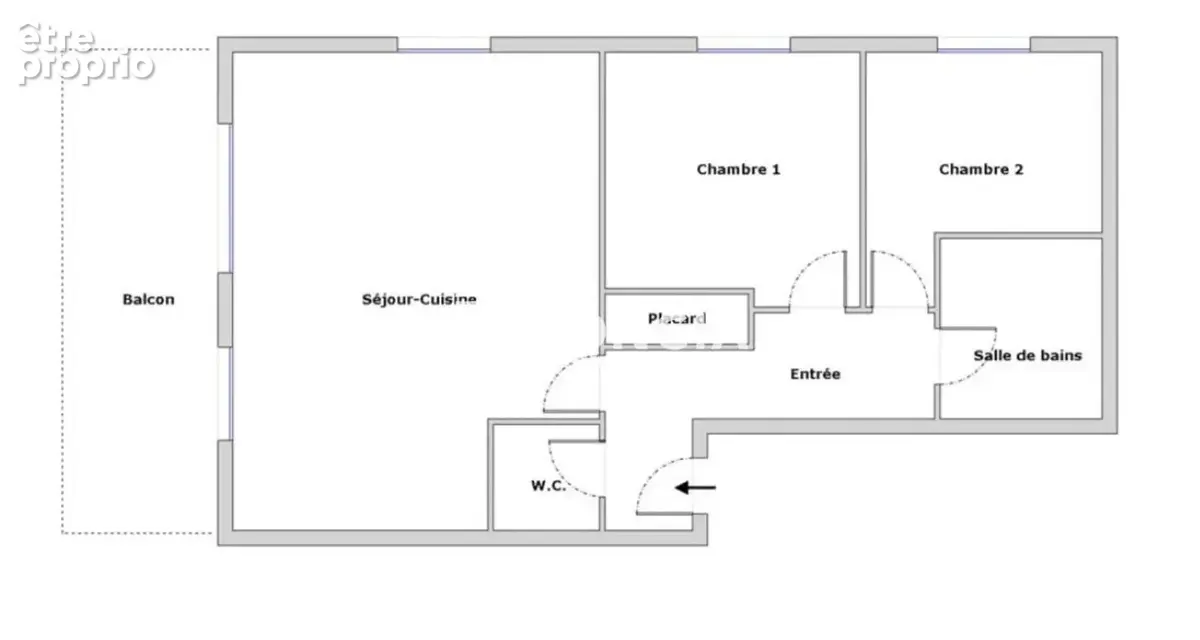 Décines Centre - T3 de 64 m2 - photo 8