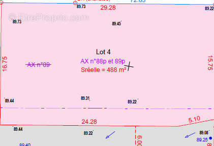 Terrain à BALLAN-MIRE