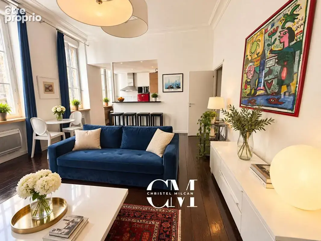 Appartement en pierre de 62 m², saint Seurin, jardin public - photo 2