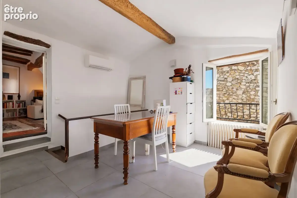 Tourrettes sur loup maison de village de charme avec vue mer, climatisation et 40 m2 de cave - photo 6