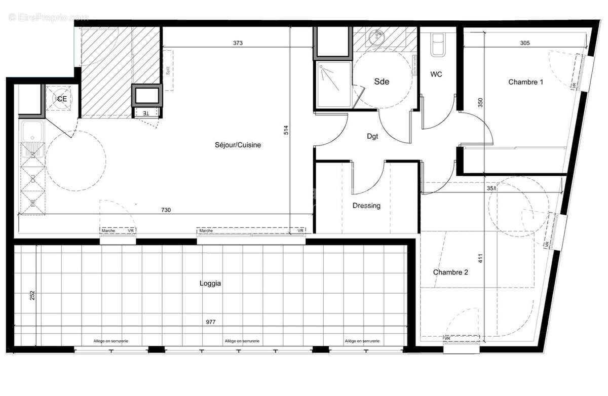 Appartement à CASTRIES