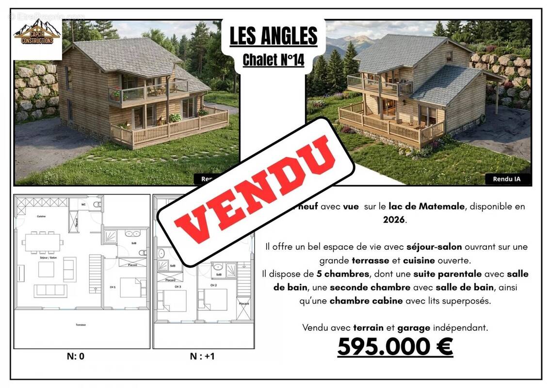 Maison à LES ANGLES