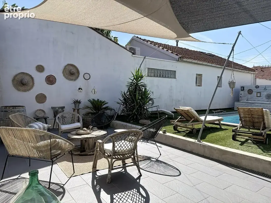 Béziers, quartier des Arènes : maison de maître 1929 avec piscine et garage - photo 14