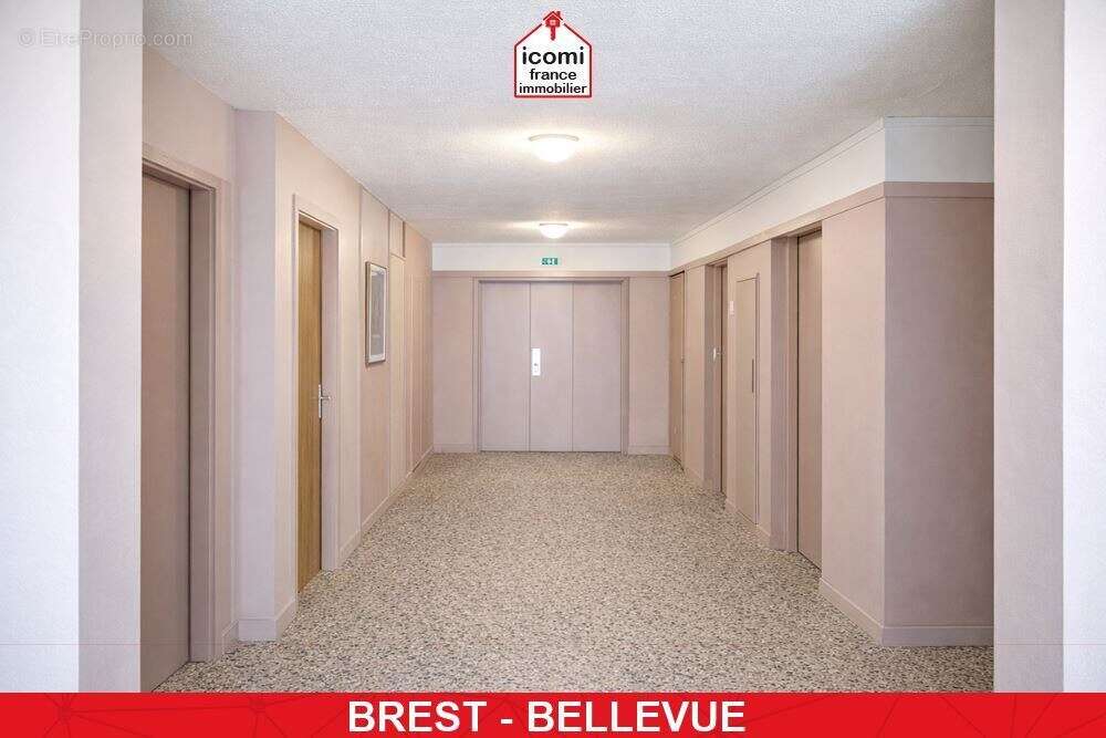 Finistere - brest (29200) - a vendre - appartement - t3 - lumineux - dalle beton - ascenseur - place de parking souterrain prive - photo 9