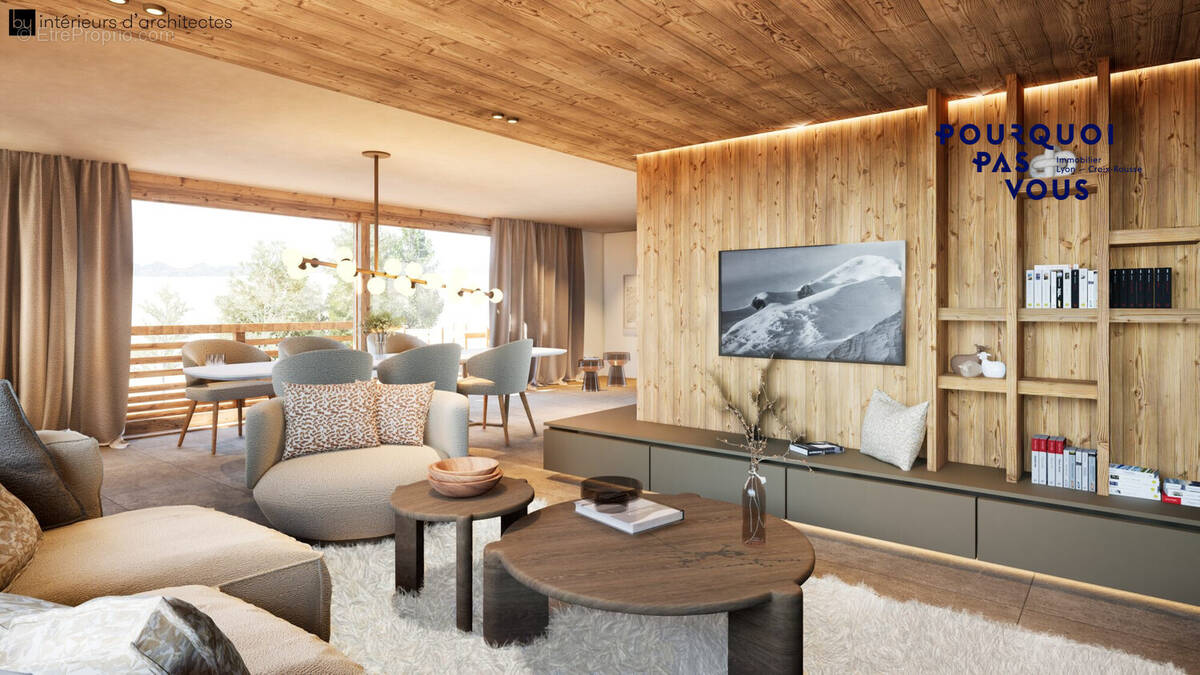 séjour - Maison à COMBLOUX