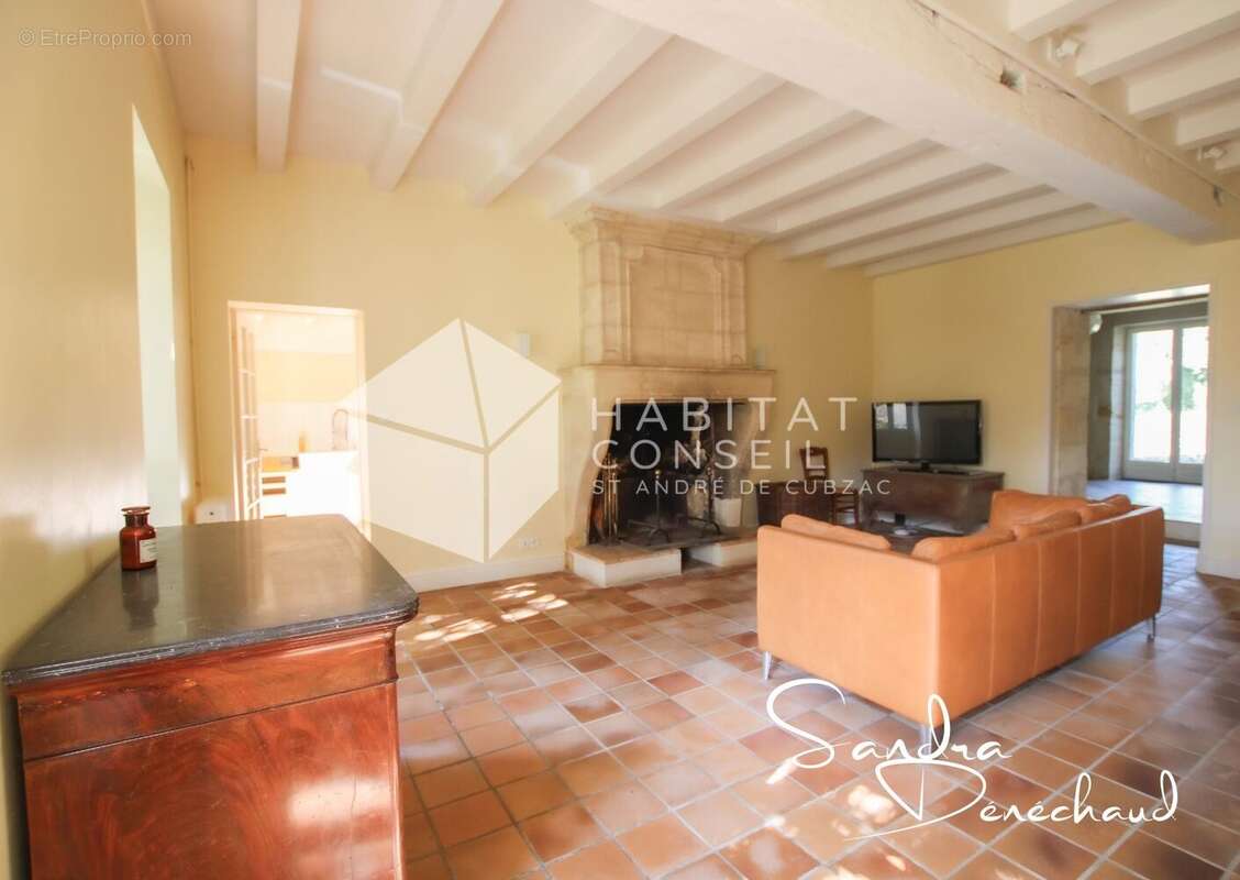 Salon - Maison à SALIGNAC