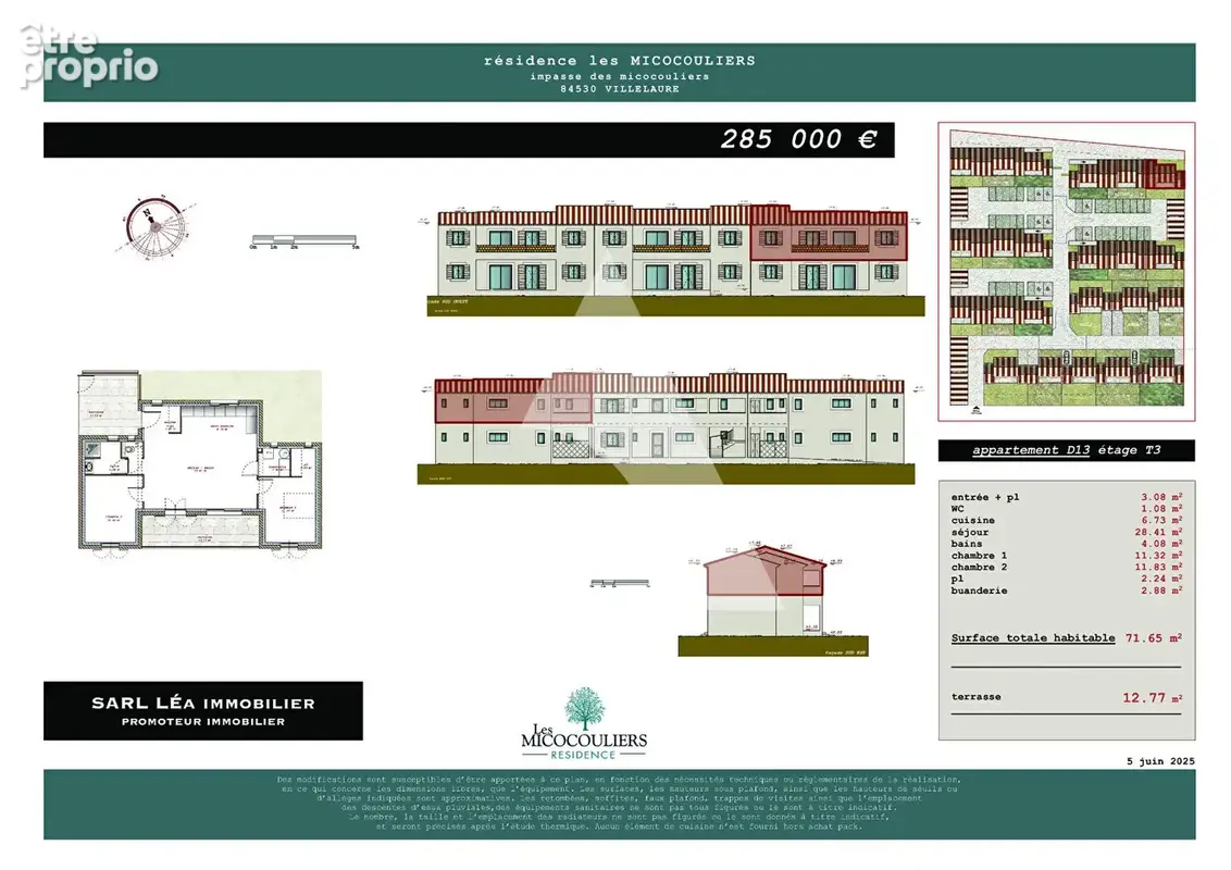 Prox Pertuis -Appartement T3 de 71,85 m2 avec terrasse - photo 3