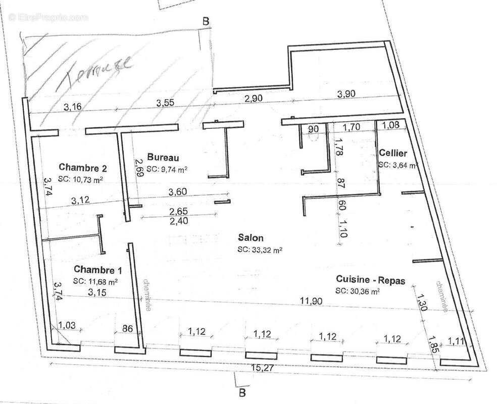 Appartement à L&#039;ISLE-EN-DODON