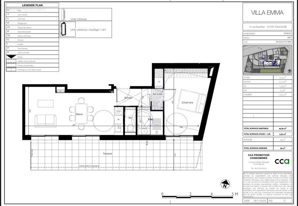 Appartement à TOULOUSE