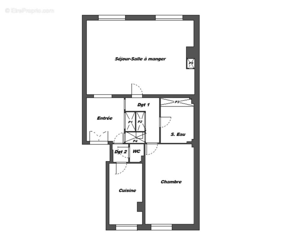 Appartement à PARIS-8E