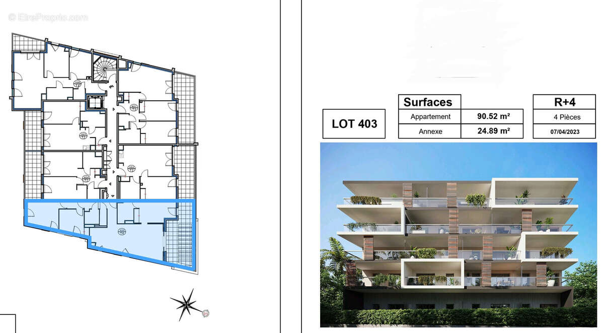 Appartement à ANTIBES