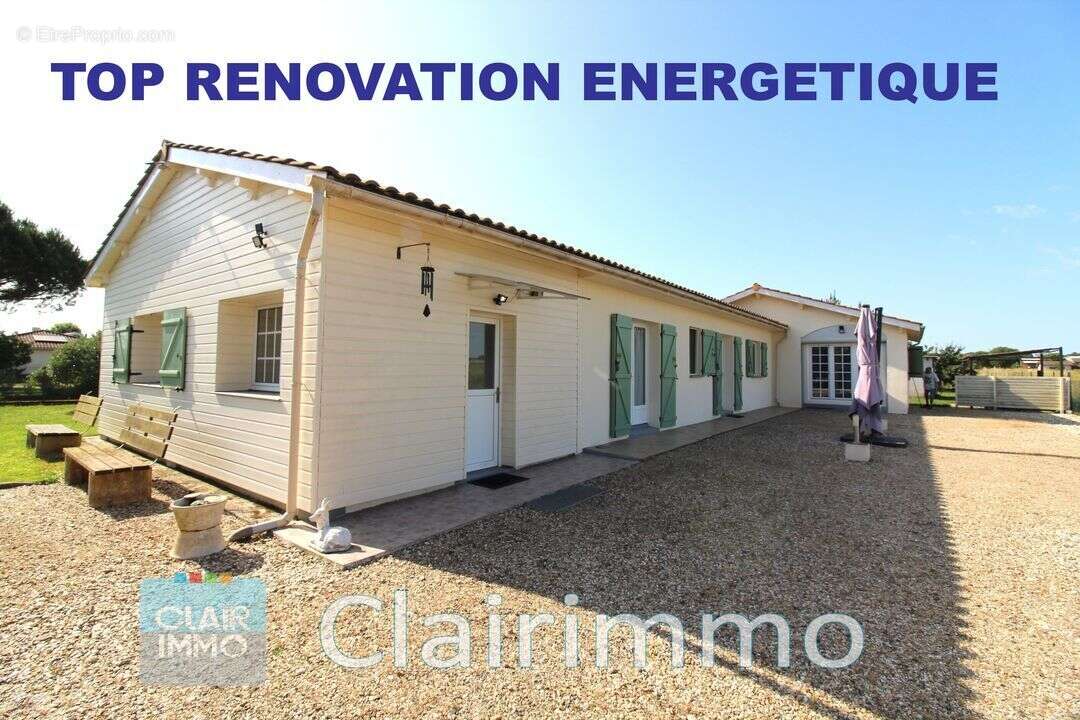 6 MINUTES LANGON - PAVILLON ANNEES 70 - RENOVATION - VUE - Maison à LANGON