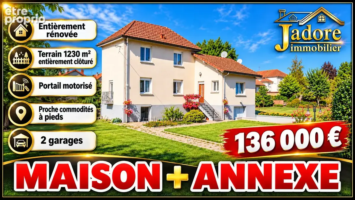 Maison renovee + annexe - photo 1