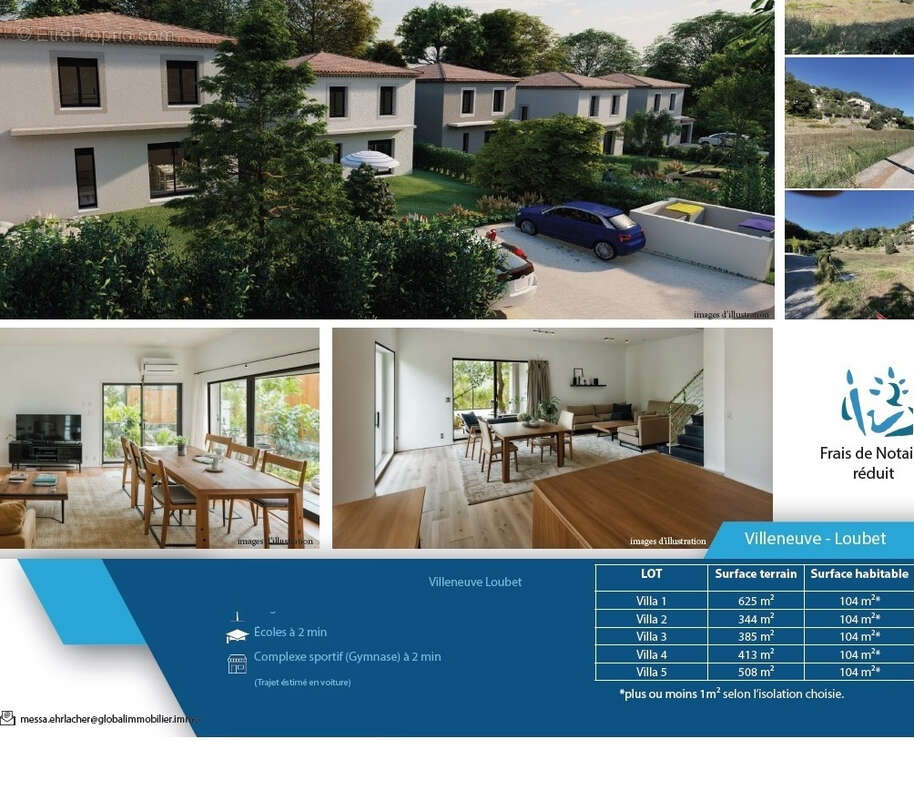 Maison à VILLENEUVE-LOUBET